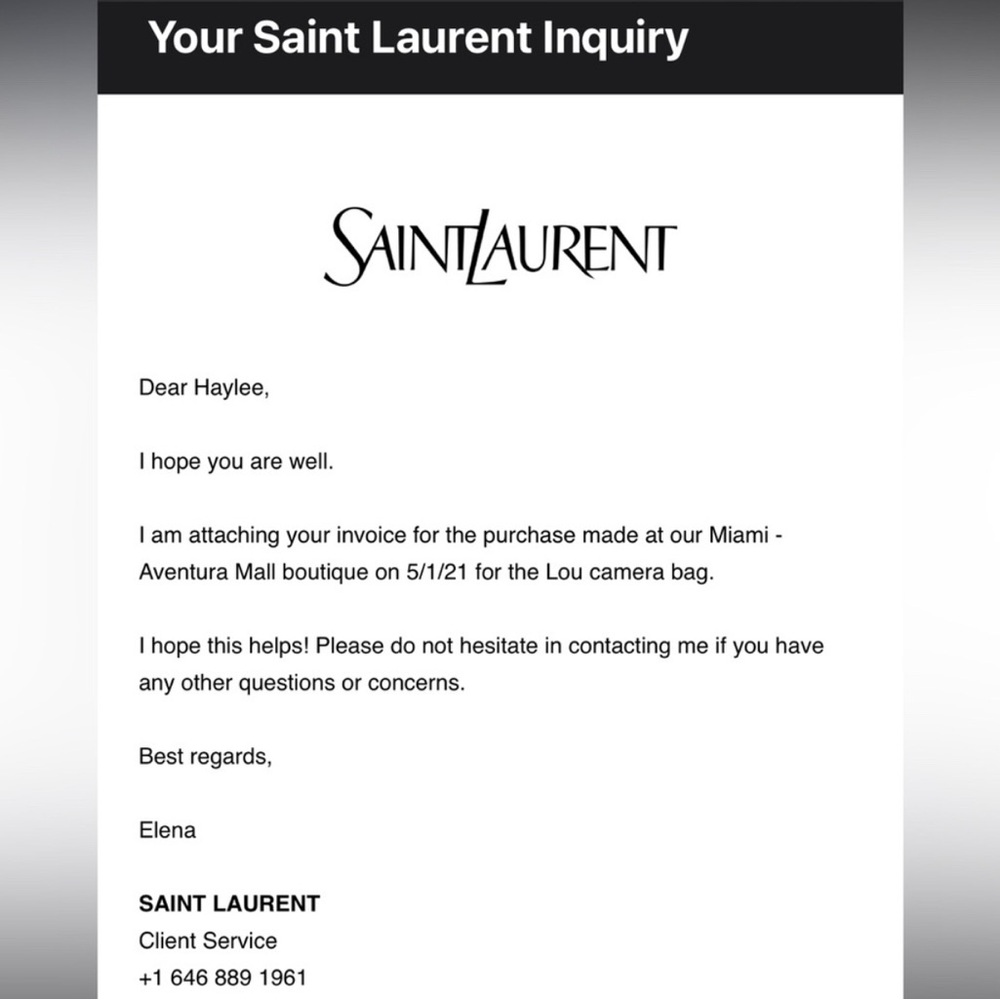 Lou Medium YSL Camera Bag with Pocket in Quilted Leather - Picture 6 of 7